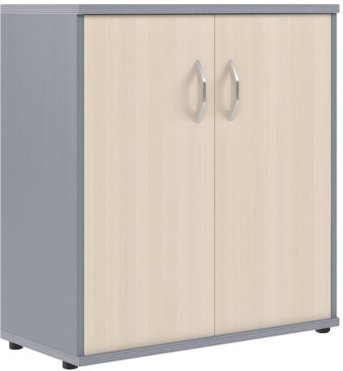 Шкаф с глухими дверьми СТ-3.1 Клен/Металлик 770*365*823