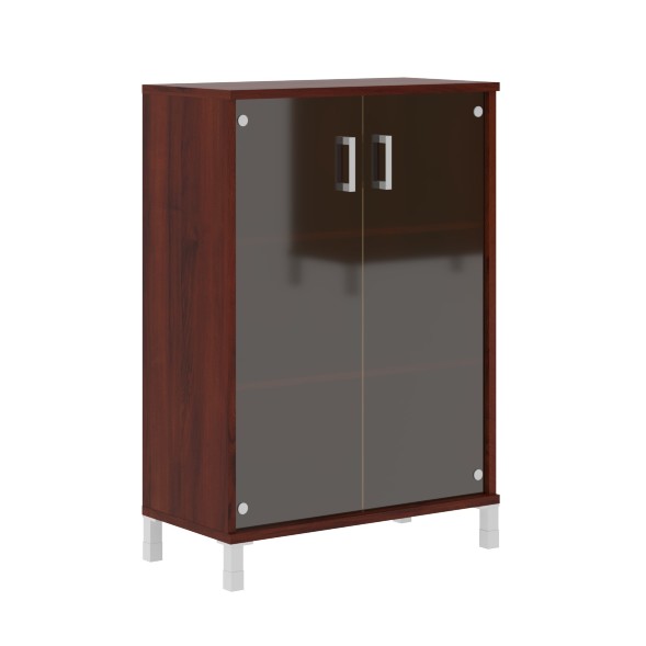 Шкаф средний со стеклянными дверьми B 420.8 900х450х1286 BORN в Кирове 