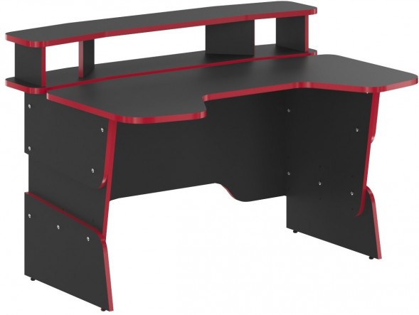 Игровой стол SKILLL STG 1390 Антрацит/Красный 1360х1000х925