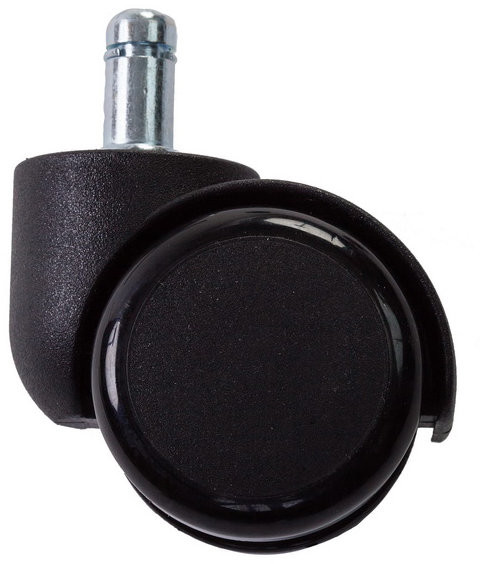 НАБОР КОЛЕС БЮРОКРАТ CASTORSET3850/PU ЧЕРНЫЙ ДЛЯ ПАРКЕТА/ЛАМИНАТА