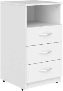 Тумба приставная SC-3D.1А Белый 407х450х760 SIMPLE