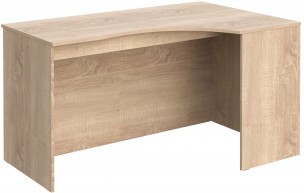Стол эргономичный SE-1400(R) Дуб Сонома светлый 1400*900*760 SIMPLE