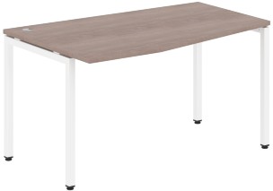Стол эргономичный XSCT 149(L) Дуб Сонома/Белый 1400х900х750 XTEN-S