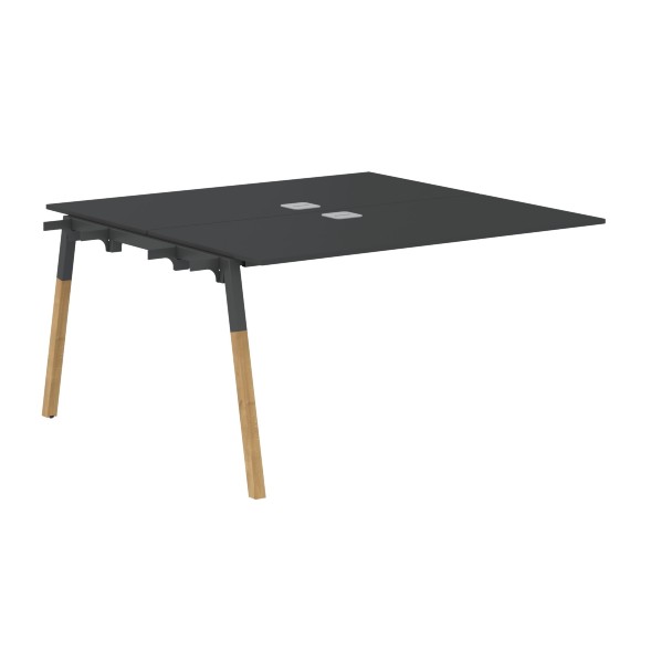 Стол приставной FIWST 1313 Белый Премиум/Белый-Бук 1380х1370х733 FORTA в Кирове 