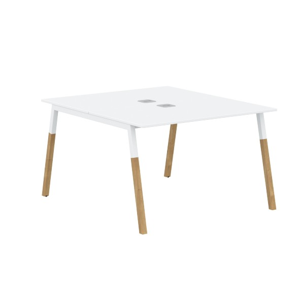 Стол FWST 1113 Белый премиум/Белый-Бук 1180х1370х733 FORTA в Кирове 