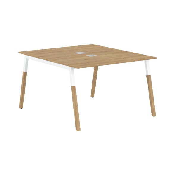 Стол FWST 1113 Белый премиум/Белый-Бук 1180х1370х733 FORTA в Кирове 