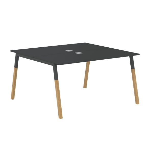 Стол FWST 1313 Белый премиум/Белый-Бук 1380х1370х733 FORTA в Кирове 