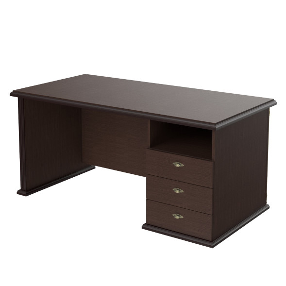 Стол руководителя однотумбовый RDT 168.A(R) 1600х800х750 RAUT в Кирове 