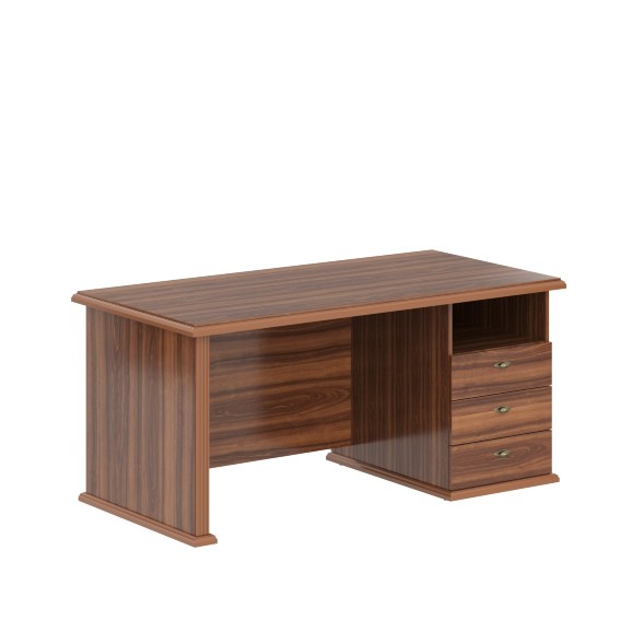 Стол руководителя однотумбовый RDT 168.A(R) 1600х800х750 RAUT в Кирове 