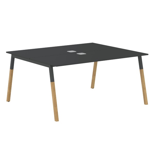 Стол FWST 1513 Белый премиум/Белый-Бук 1580х1370х733 FORTA в Кирове 