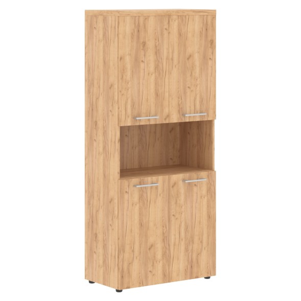 Шкаф с 2-мя комплектами глухих малых дверей и топом THC 85.4 856х450х1968 TORR-Z в Кирове 