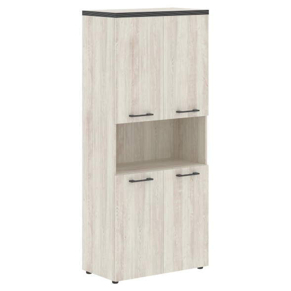 Шкаф с 2-мя комплектами глухих малых дверей и топом THC 85.4 856х450х1968 TORR-Z в Кирове 